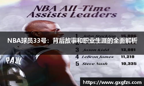 NBA球员33号：背后故事和职业生涯的全面解析